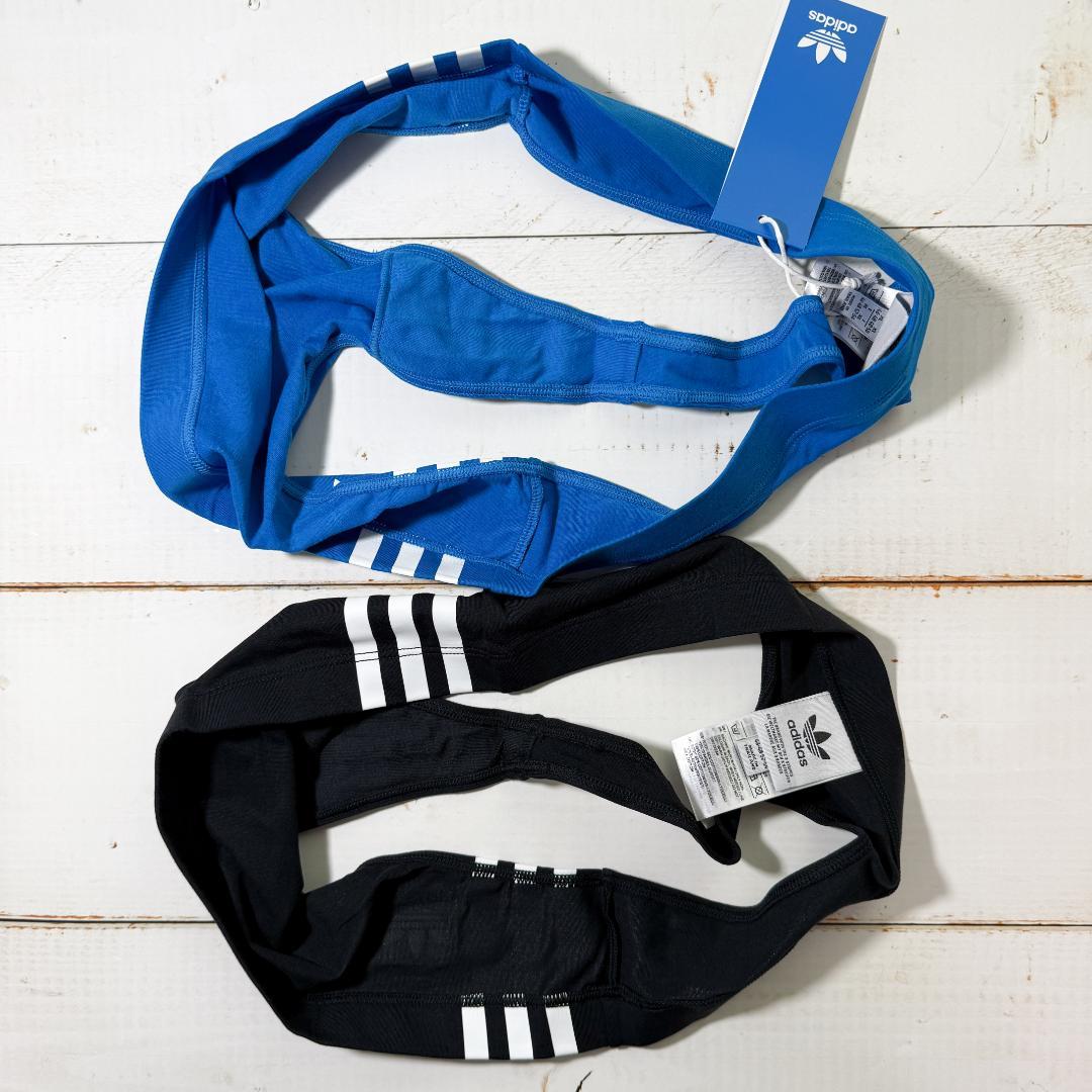 adidas アディダス インナー Tバック Blue/Black 海外XL