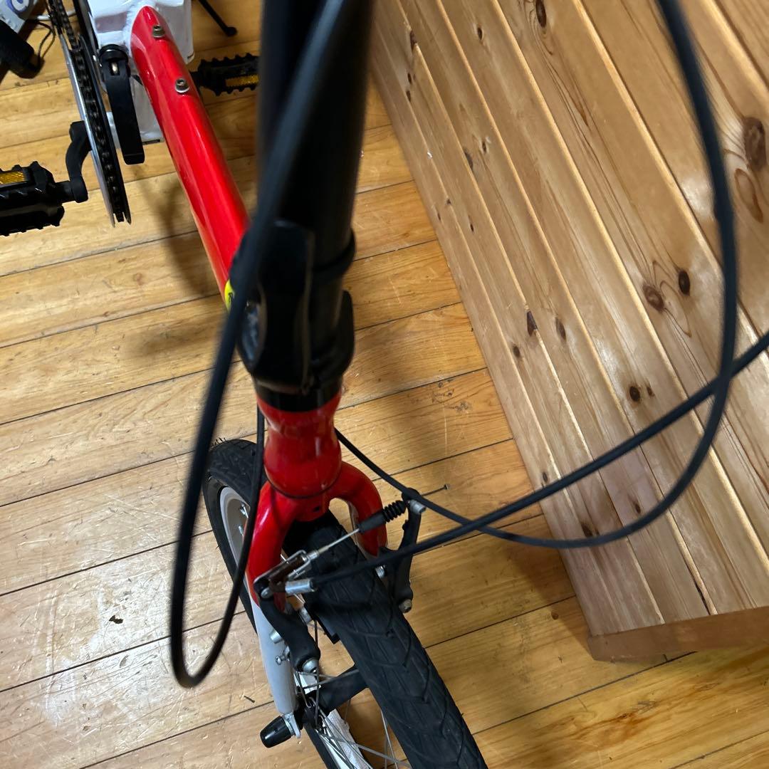 Ferrari(フェラーリ) レッド 折りたたみ自転車 20インチ シマノ7速