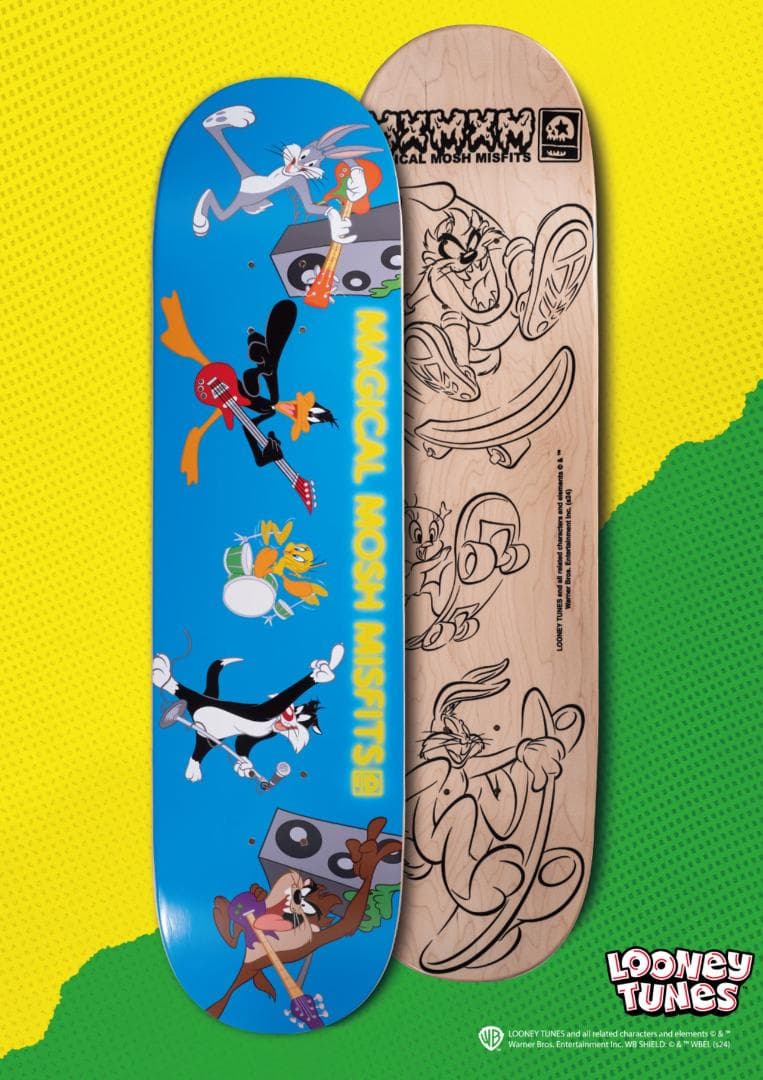 【激レア】LOONEY TUNES x MxMxMスケボーデッキ8.0”