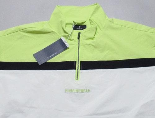新品 マンシングウェア ゴルフ　はっ水 ストレッチハーフジップ半袖ブルゾン/M