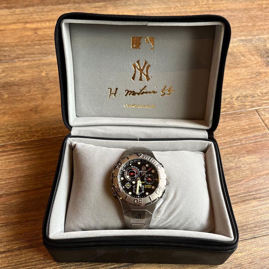 限定品✴︎ NYヤンキース メジャーリーグ公認ウォッチ 松井秀喜　2004年