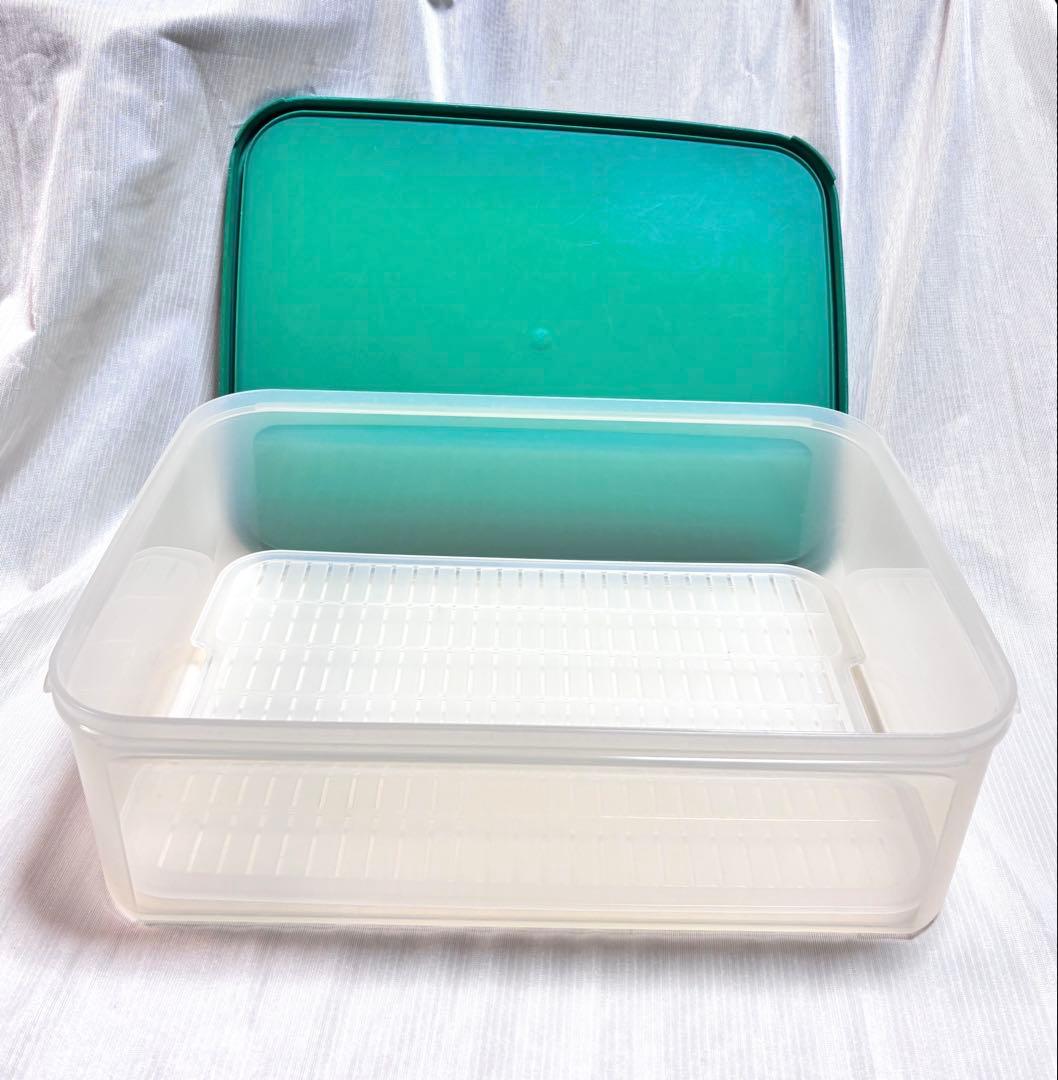 Tupperware タッパーウェア　MMダブル　大容器　保存容器　すのこ付き