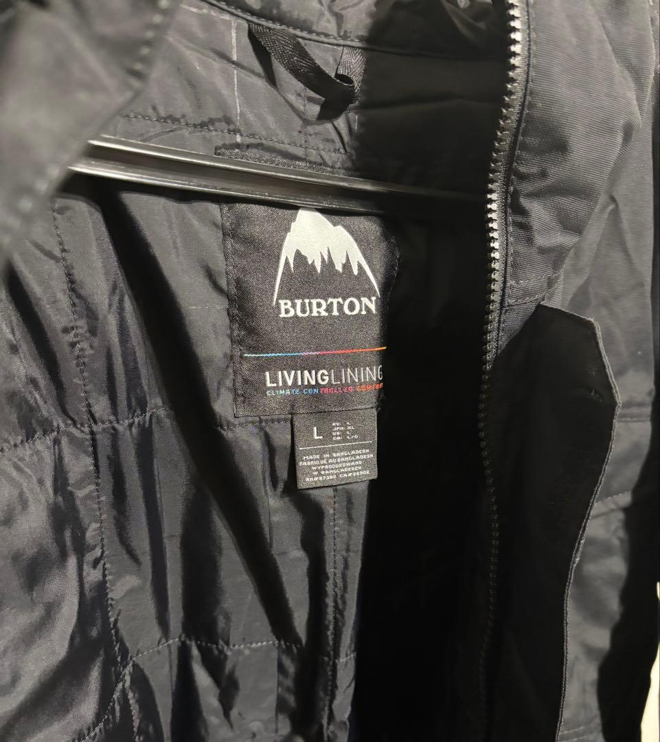 BURTON ブラック ジャケット フード付き