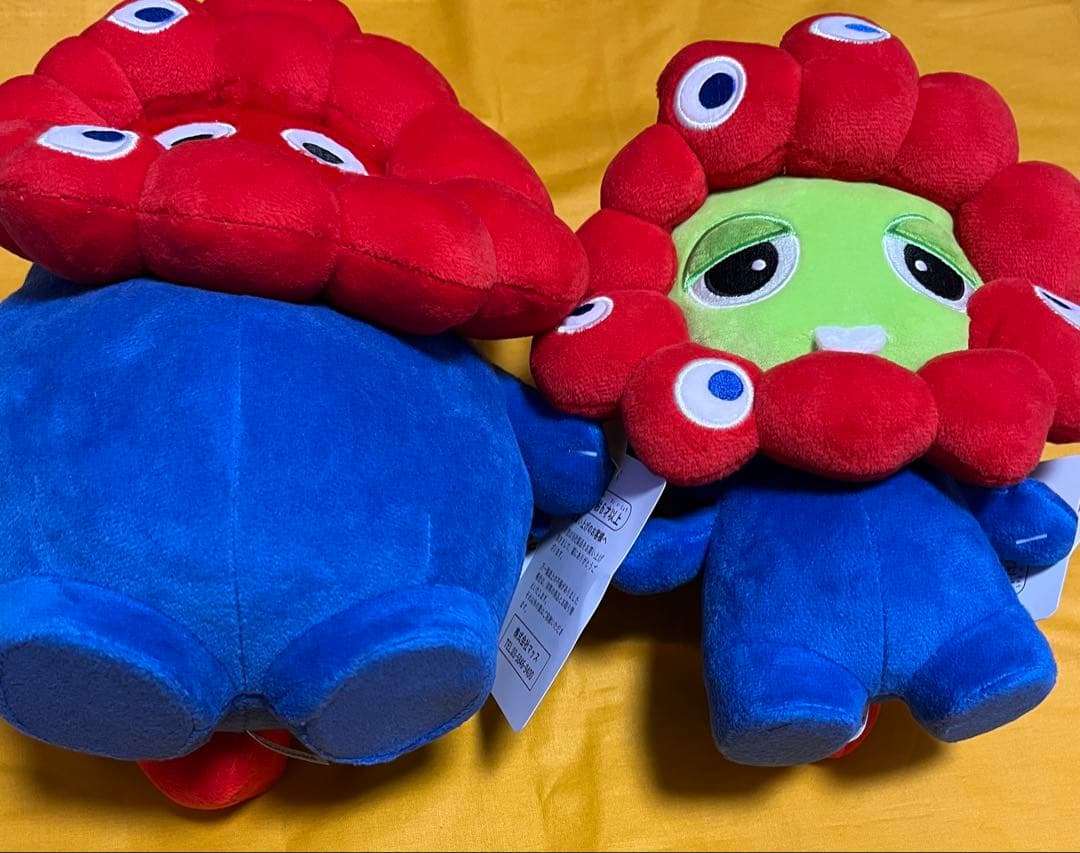 本日タイムセール大阪関西万博ミャクミャクなりきりぬいぐるみガチャピン　ムックペア
