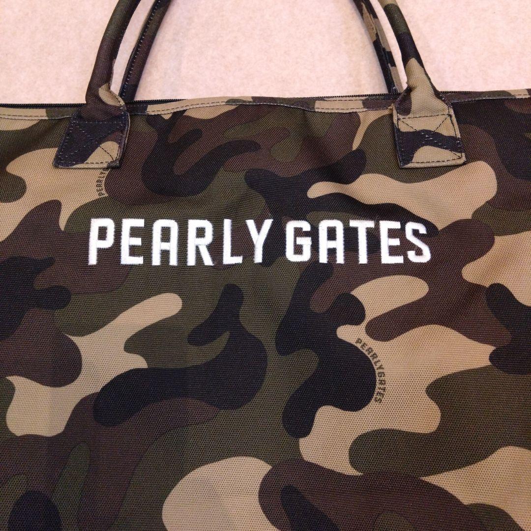 s*4様 ★PEARLY GATES★美品♪カモフラージュ柄ロッカーバッグ　迷彩
