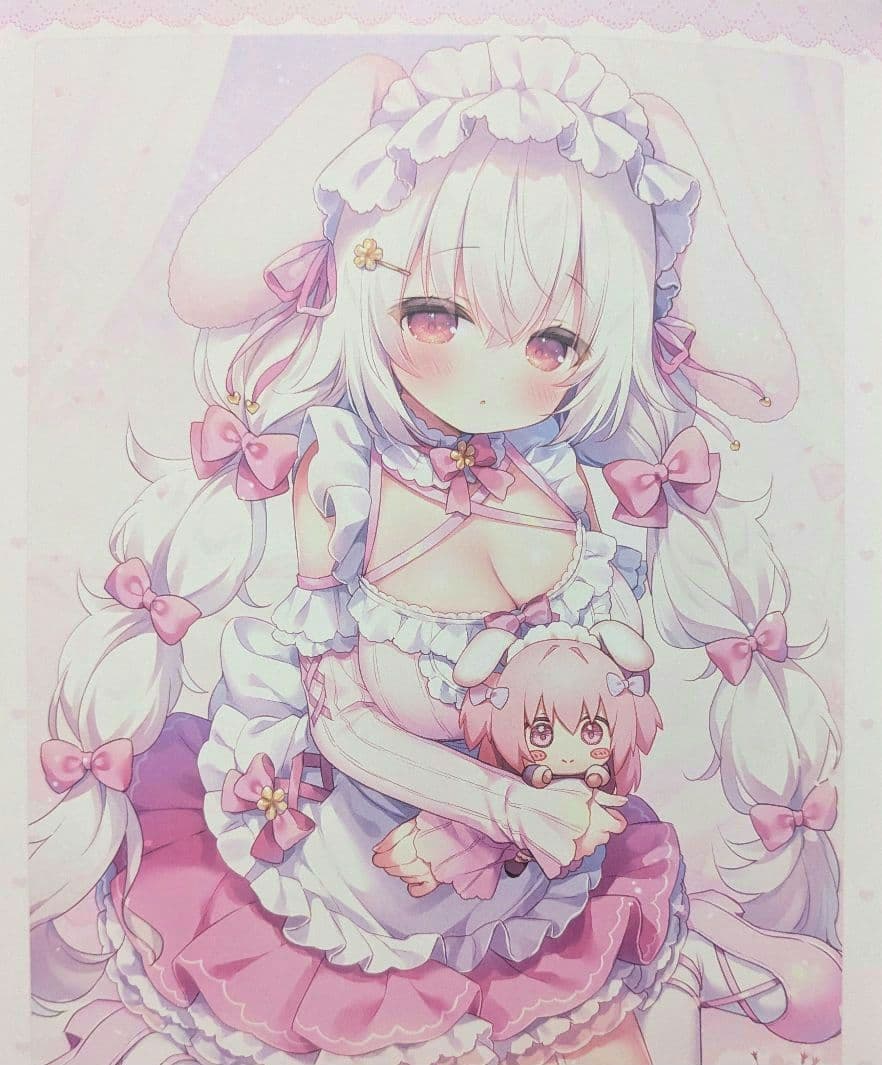 うさ城まに　イラスト本　クリアファイル　缶バッジ