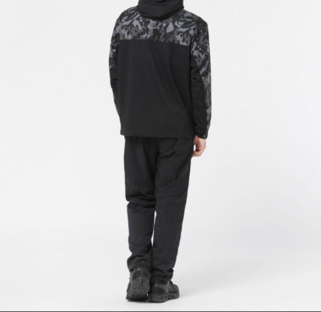 【新品未使用】デサント フルジップフーディ&テーパードパンツ 黒 L