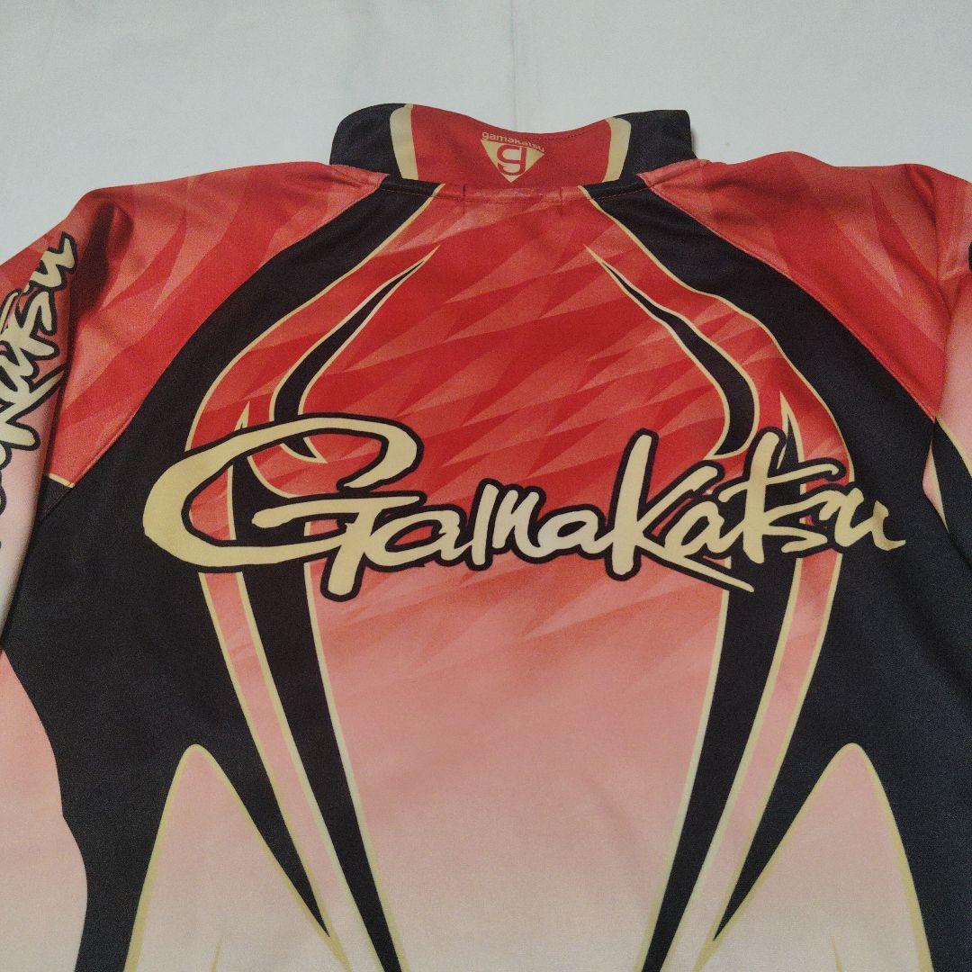 がまかつ　Gamakatsu ハーフジップ長袖　ドライシャツ　Lサイズ　美品