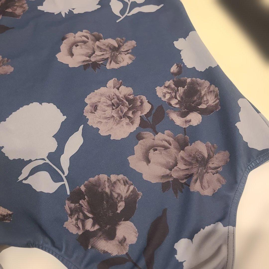 スティナ stina 花柄 長袖レオタード Mサイズ 黒メッシュ ★美品★