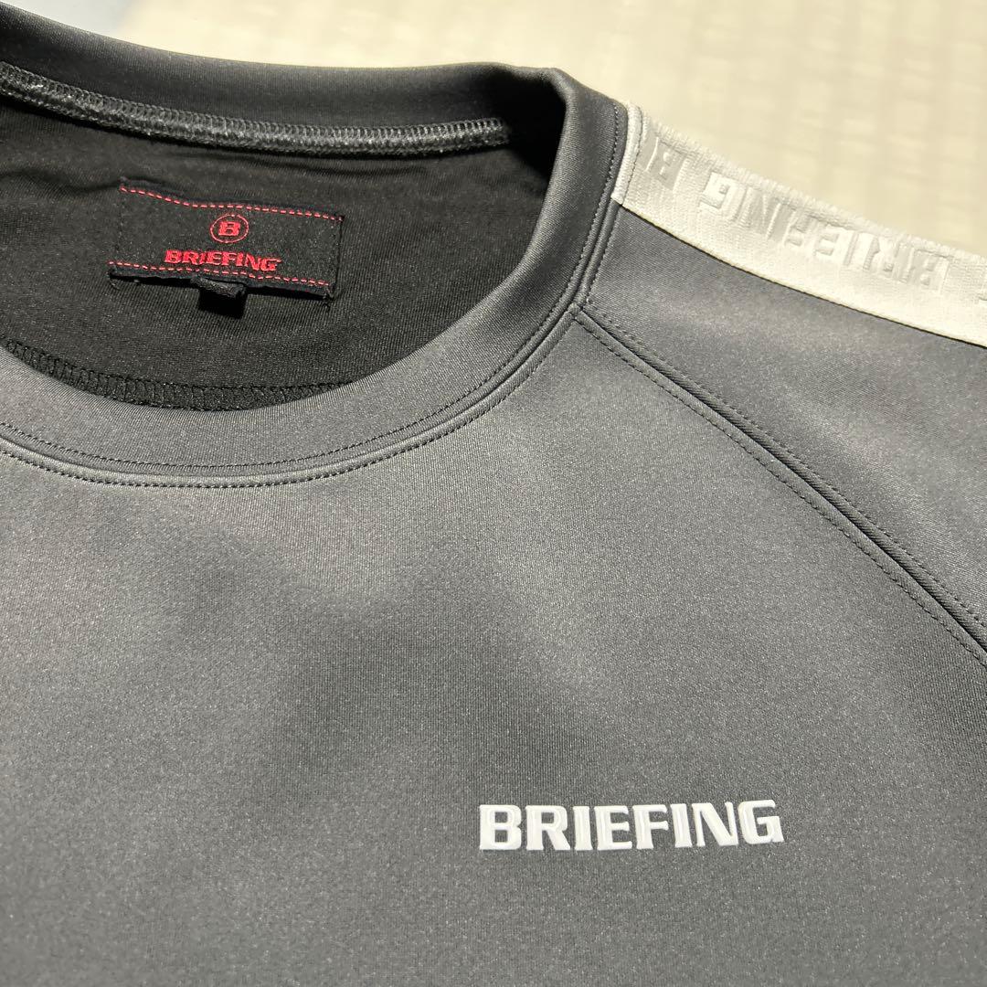 BRIEFING サイドロゴライン　セットアップ　メンズMサイズグレー