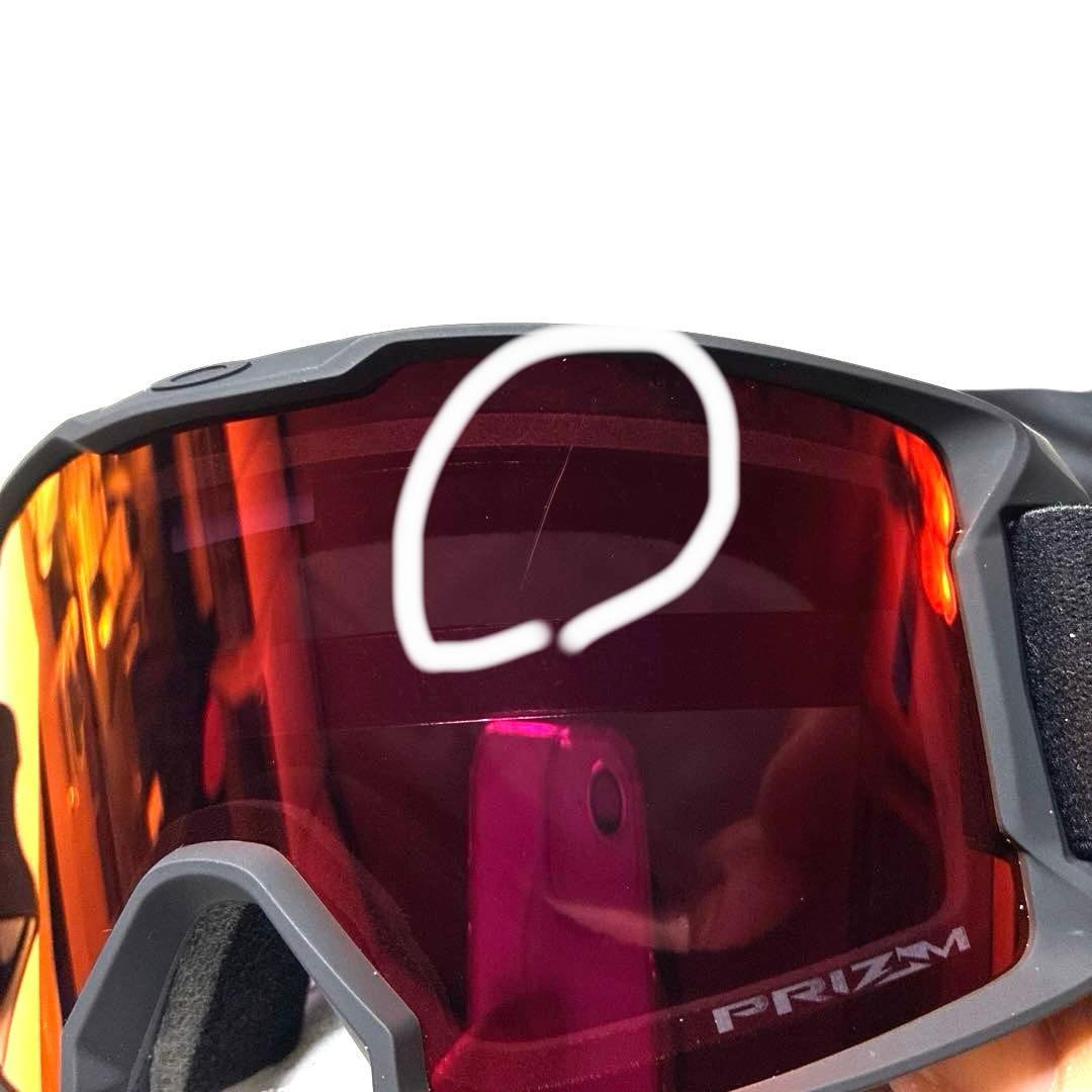 スノーゴーグルOAKLEYプリズムラインマイナー　ユースジュニアブラック訳あり