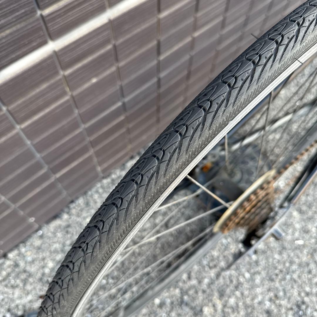 クロスバイク シマノ6段変速 700×28c シティサイクル 自転車　おまけ付き