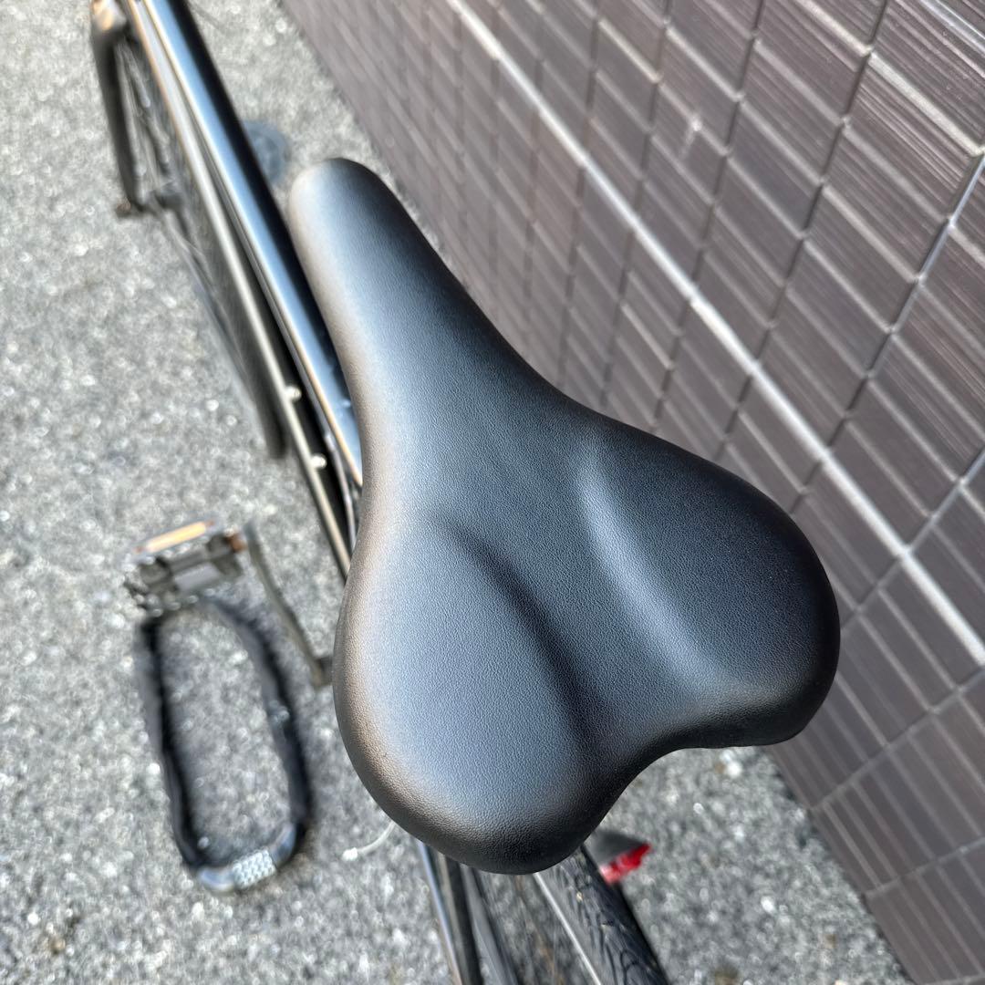 クロスバイク シマノ6段変速 700×28c シティサイクル 自転車　おまけ付き