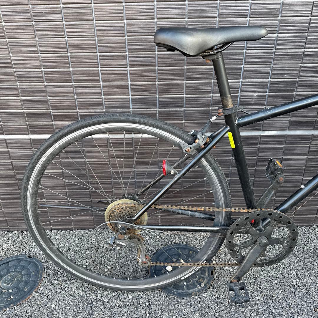 クロスバイク シマノ6段変速 700×28c シティサイクル 自転車　おまけ付き