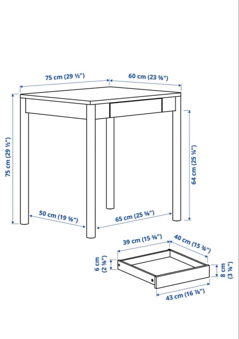 値下げしました！ IKEA デスク 白 TONSTAD(トンスタード)