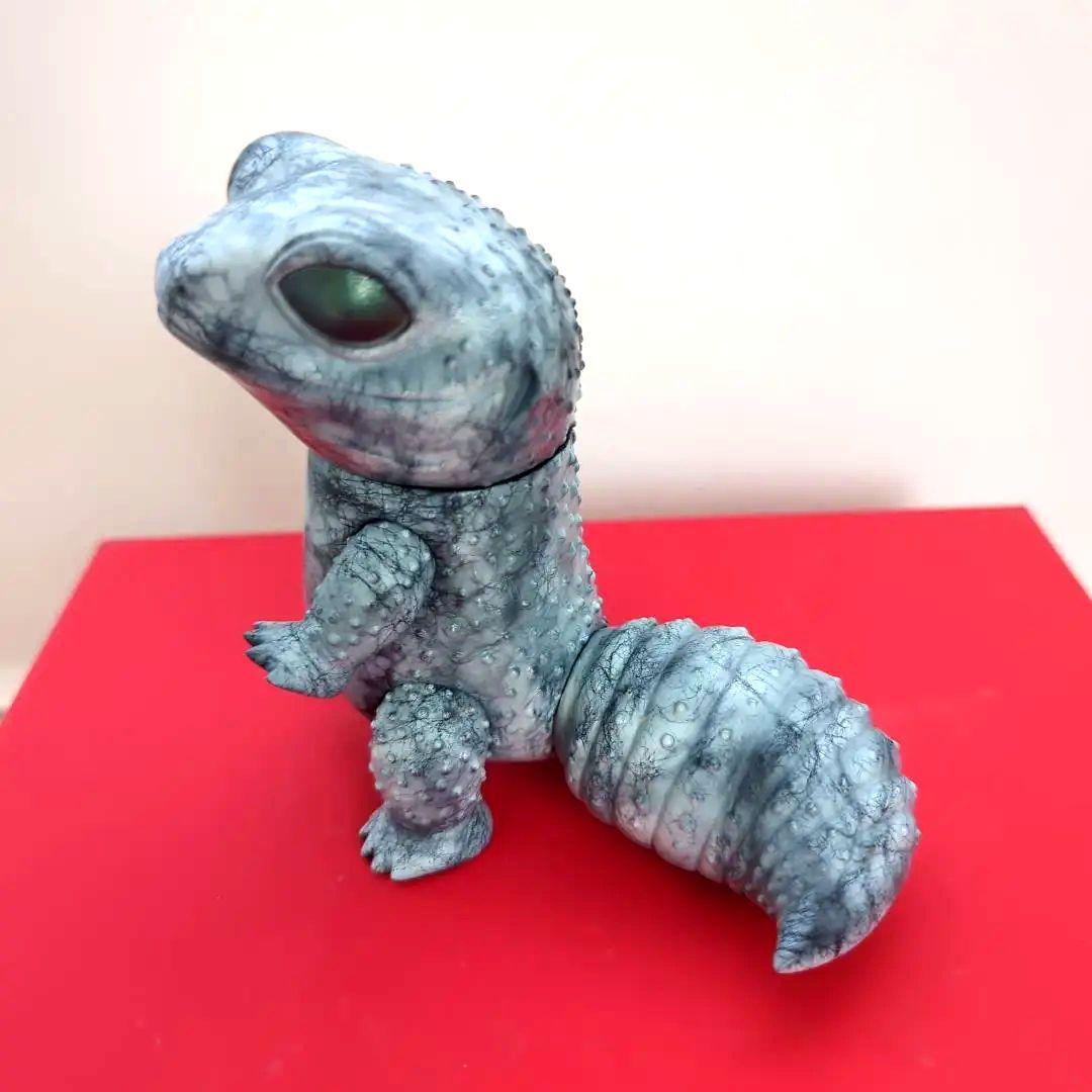 ヒョウモントカゲモドキ　レオパ　ソフビ　フィギュア　爬虫類　トカゲ　ヤモリ