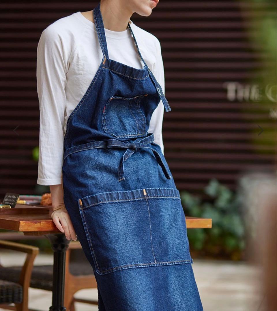 【新品未使用】Levi's リーバイス デニムエプロン ブルー