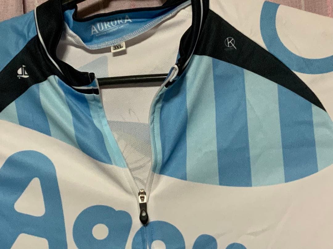 Aqours サイクルジャージ 渡辺曜　３ＸＬ　グローブＬサイズセット