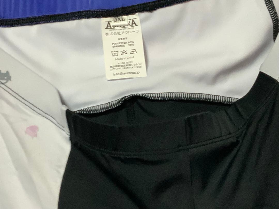 Aqours サイクルジャージ 渡辺曜　３ＸＬ　グローブＬサイズセット