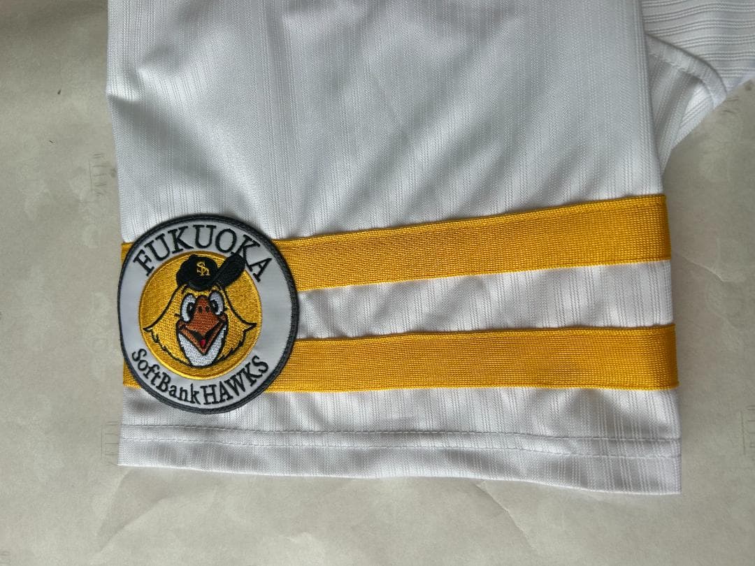 新品SoftBank Hawks 千賀滉大　ユニフォーム　プリントサイン入り