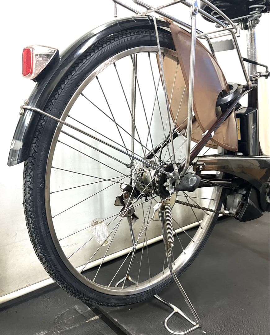 1年保証 ブリヂストン　アシスタ　26インチ　街乗り　茶色　電動アシスト自転車