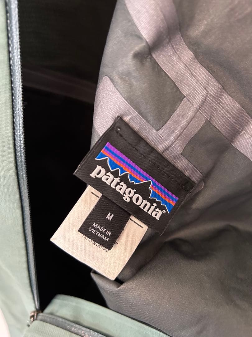 patagonia スノーボードウェア M グレー/グリーン