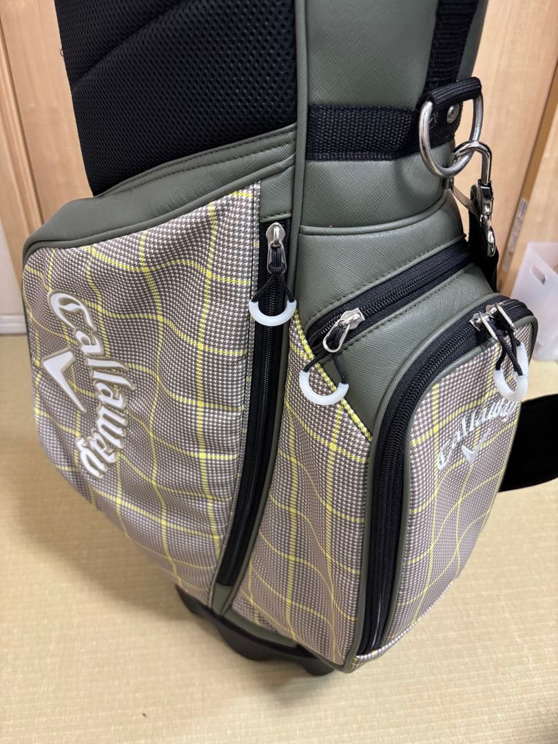 Callaway チェック柄キャディバッグ