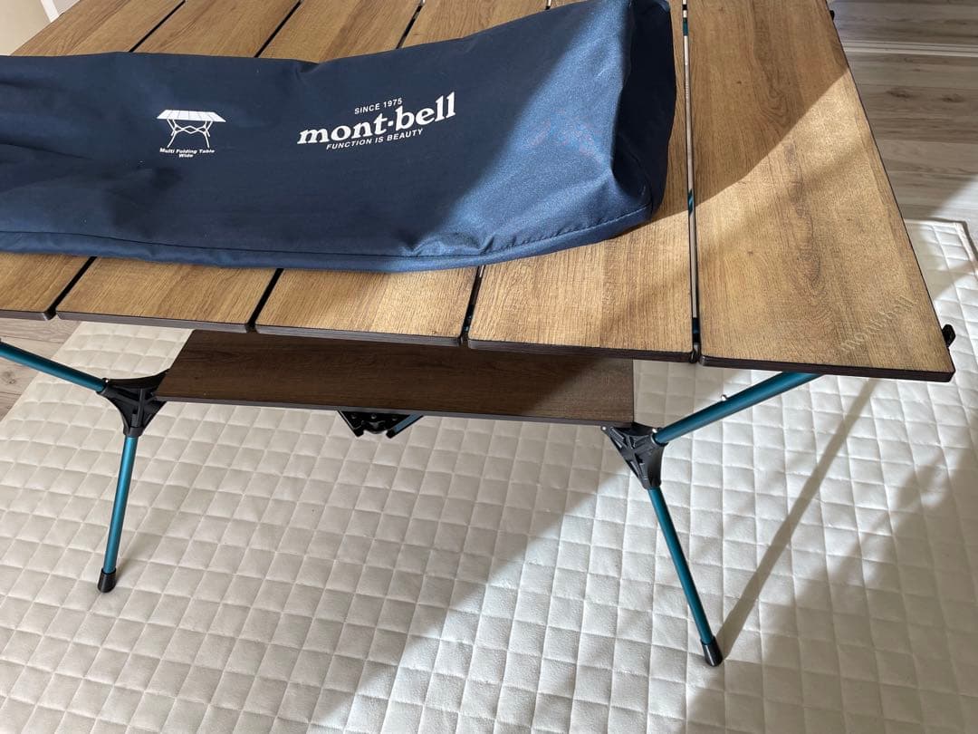 【おまけ付き】mont-bellマルチフォールディングテーブルワイド　フルセット