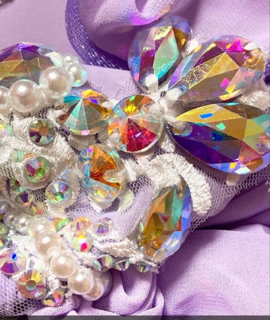 ☺︎セール☺︎ベリーダンス❤︎新品パープル☆ かわいいコスチューム