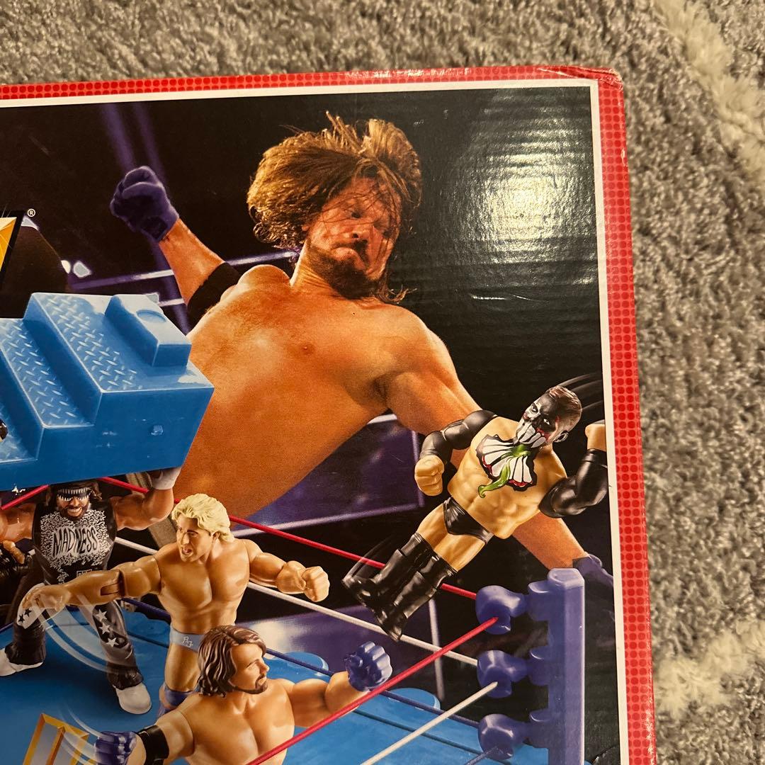 WWE マテル レトロ プロレスリング リング ハズブロ風 入手困難