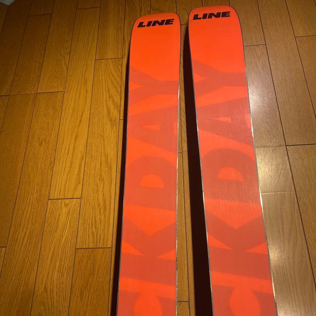 名機LINEラインSICKDAY186cm金具セット　フリーライド