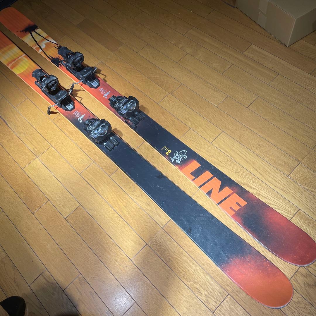 名機LINEラインSICKDAY186cm金具セット　フリーライド