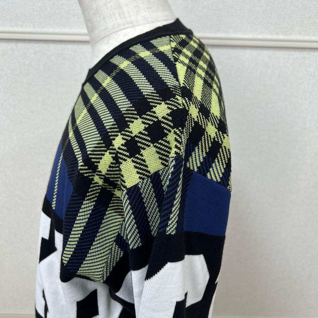 Jack Bunny!! HOT FEEL 3色Wジャガード クルーネックニット