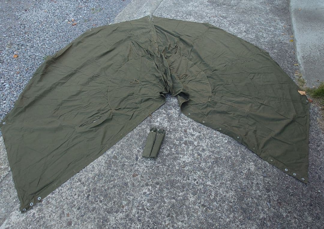 【希少siz】ポーランド軍　ポンチョテント180-190