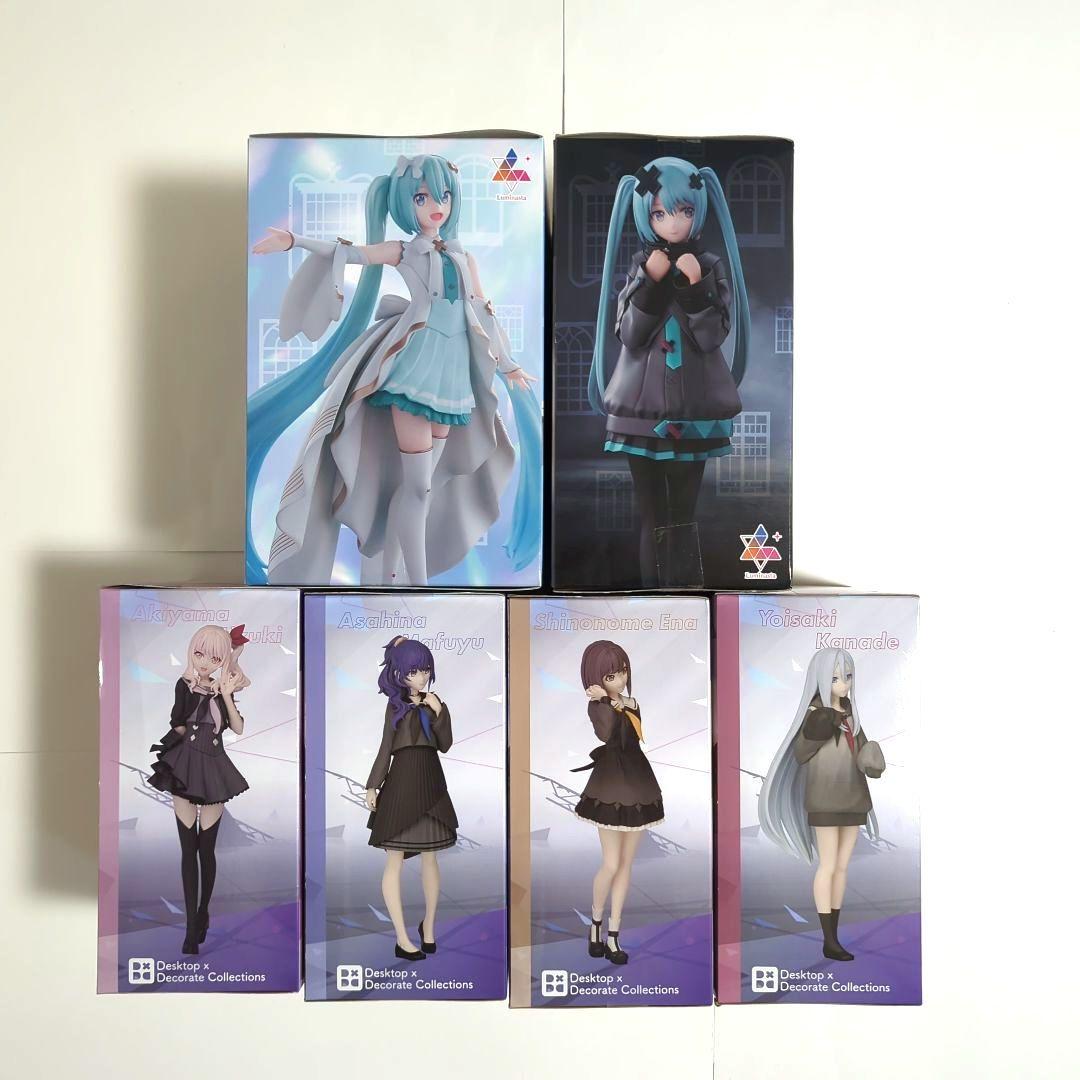 プロセカ 初音ミク 暁山瑞希 宵崎奏 朝比奈まふゆ 東雲絵名 フィギュア