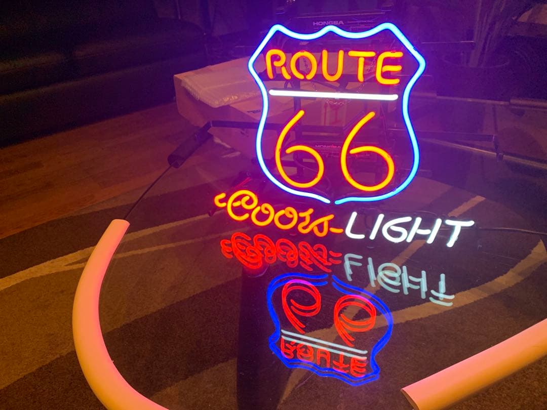 ルート66 カスタムネオサイン　未使用 ROUTE66 引き渡し済み商品