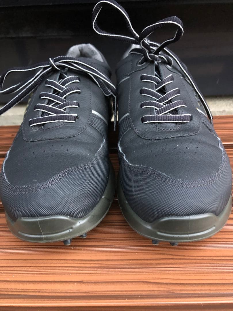 超美品 ECCO ゴルフシューズ 39 24.5cm ソフトスパイク