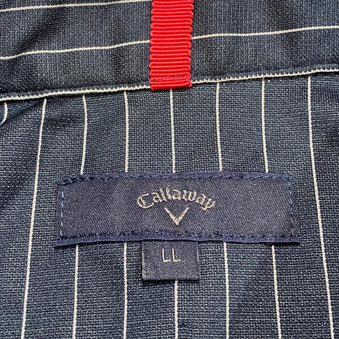 CALLAWAY キャロウェイ ゴルフ 半袖ポロシャツ LL ネイビー メンズ