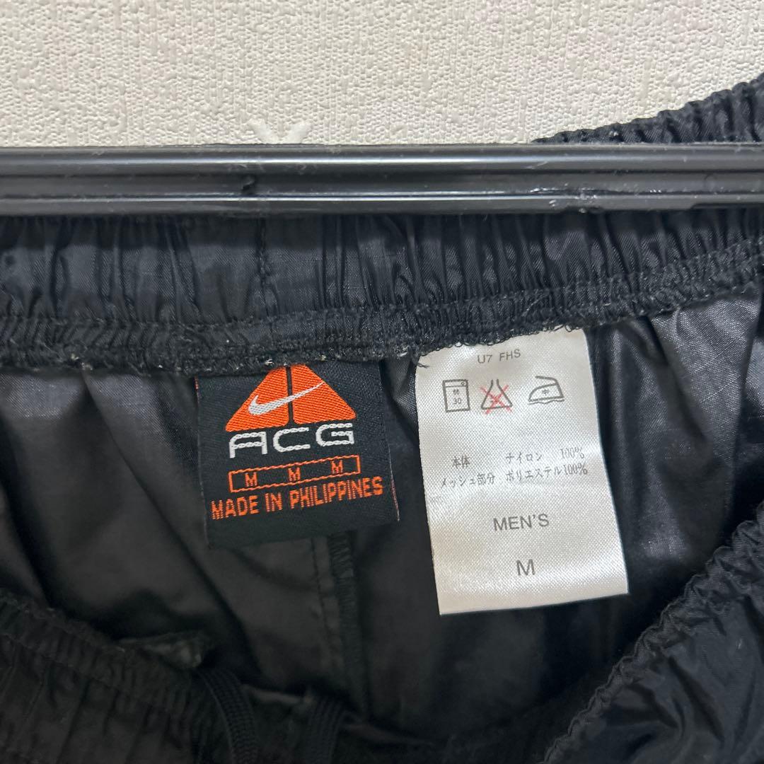 NIKE ACG ブラック レインパンツ　Mサイズ