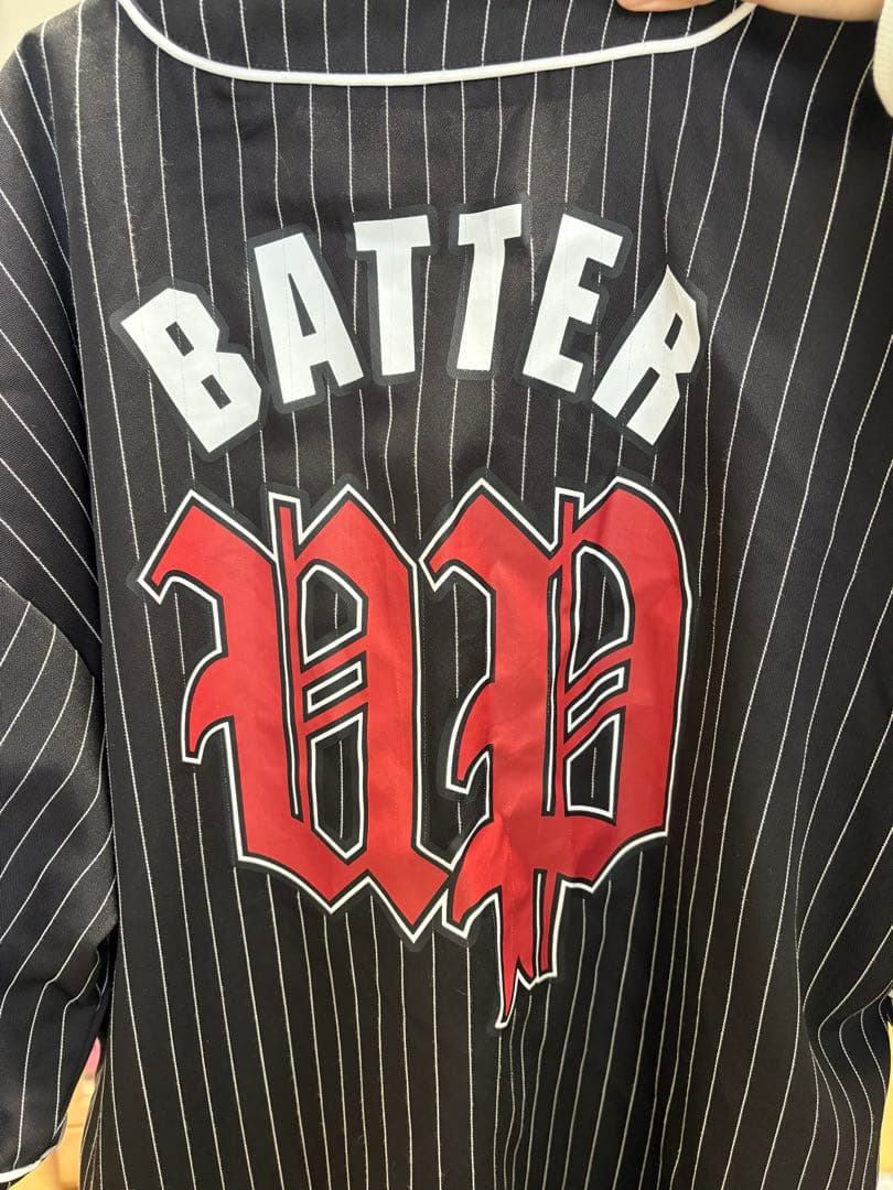 BABYMONSTER ベースボールシャツ 野球ユニフォーム Lサイズ 黒
