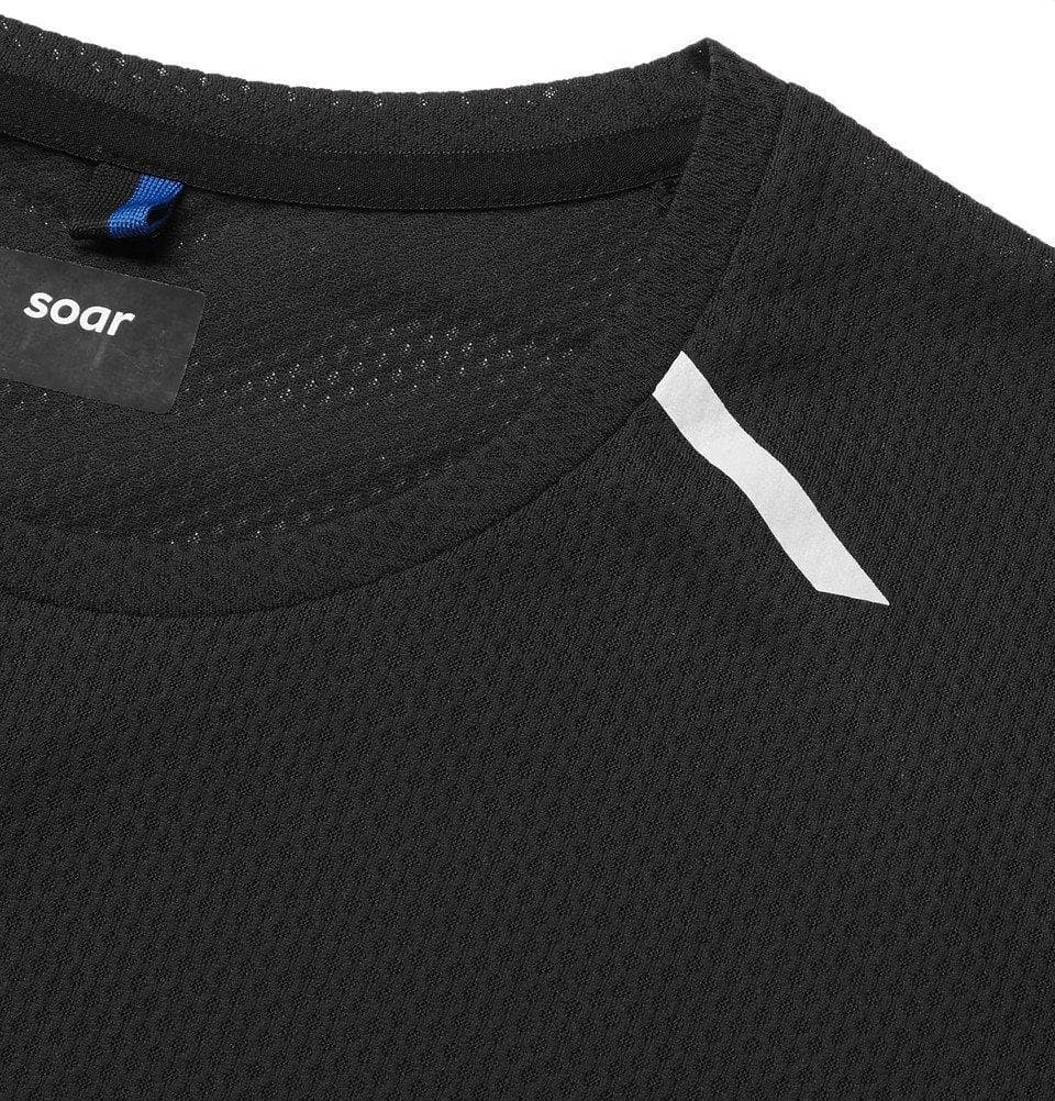 【極美品】Soar Running メッシュパネル ジャージー Tシャツ M 黒