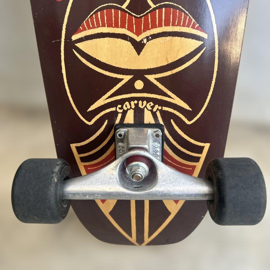 Carver スケートボード アフリカンマスクデザイン