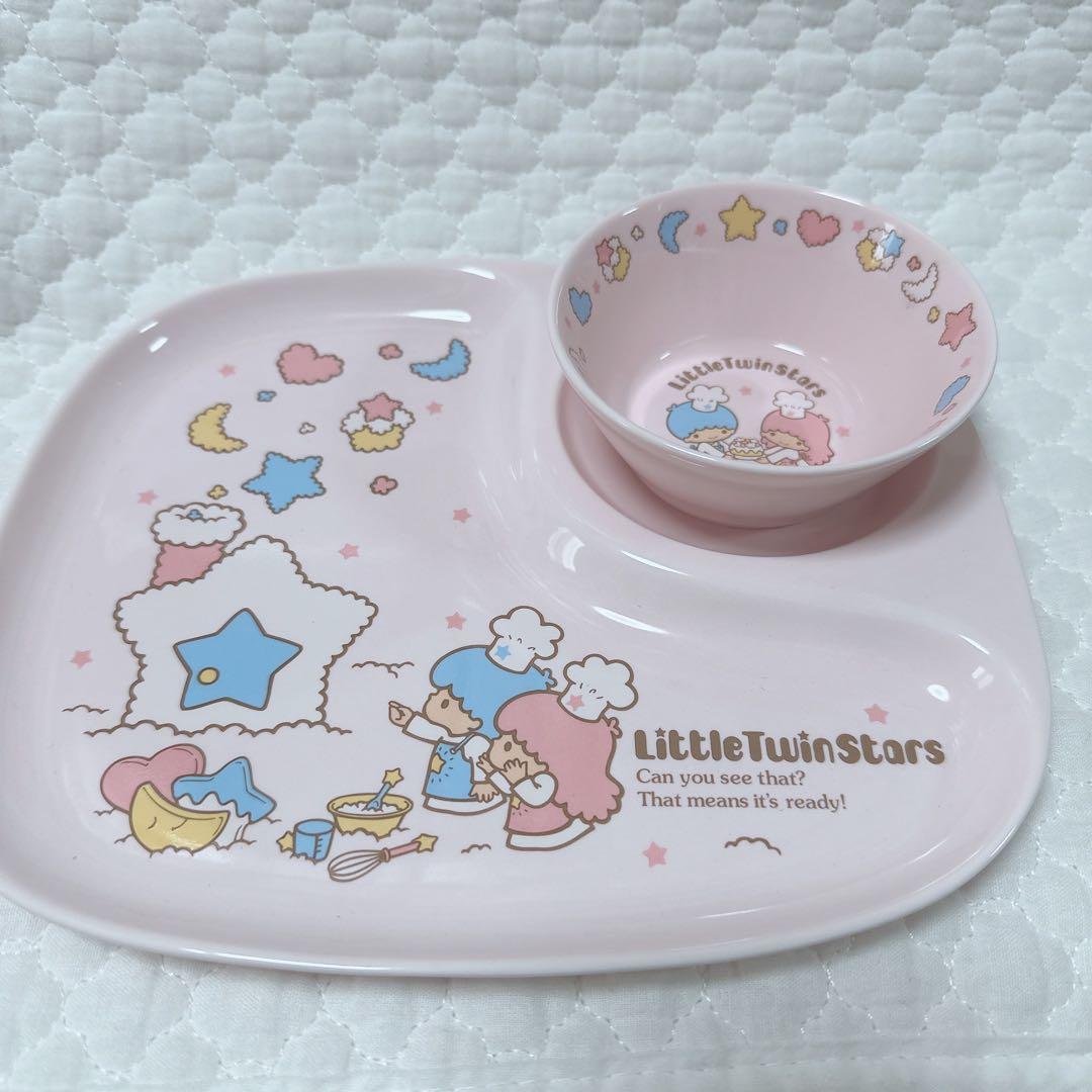 サンリオ❣️激レア　キキララ プレートセット　食器　陶器　レトロ　ホシ