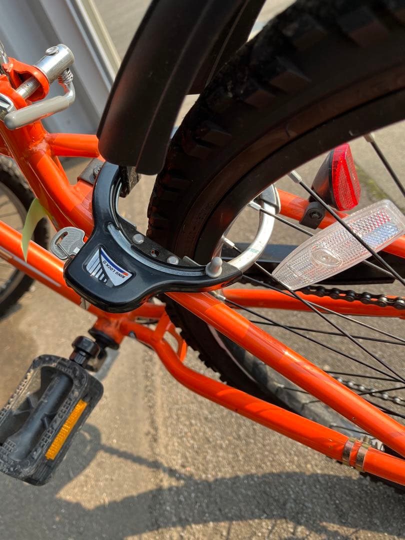 直接引き取り【24型あさひオリジナル】S3 DRIDEキッズ自転車オレンジ