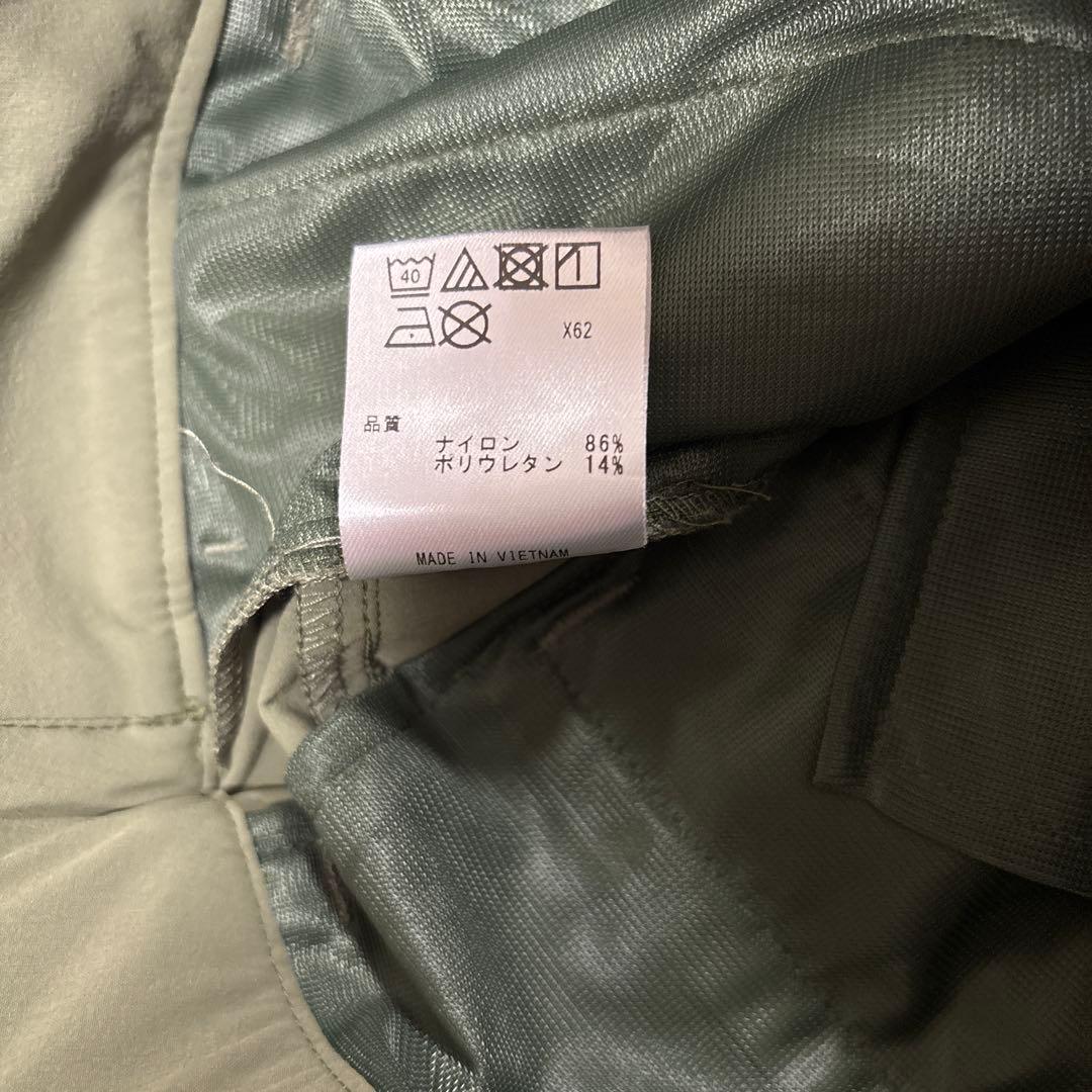 【美品】23GOLF レディースパンツ オリーブ　カーキW67 春夏