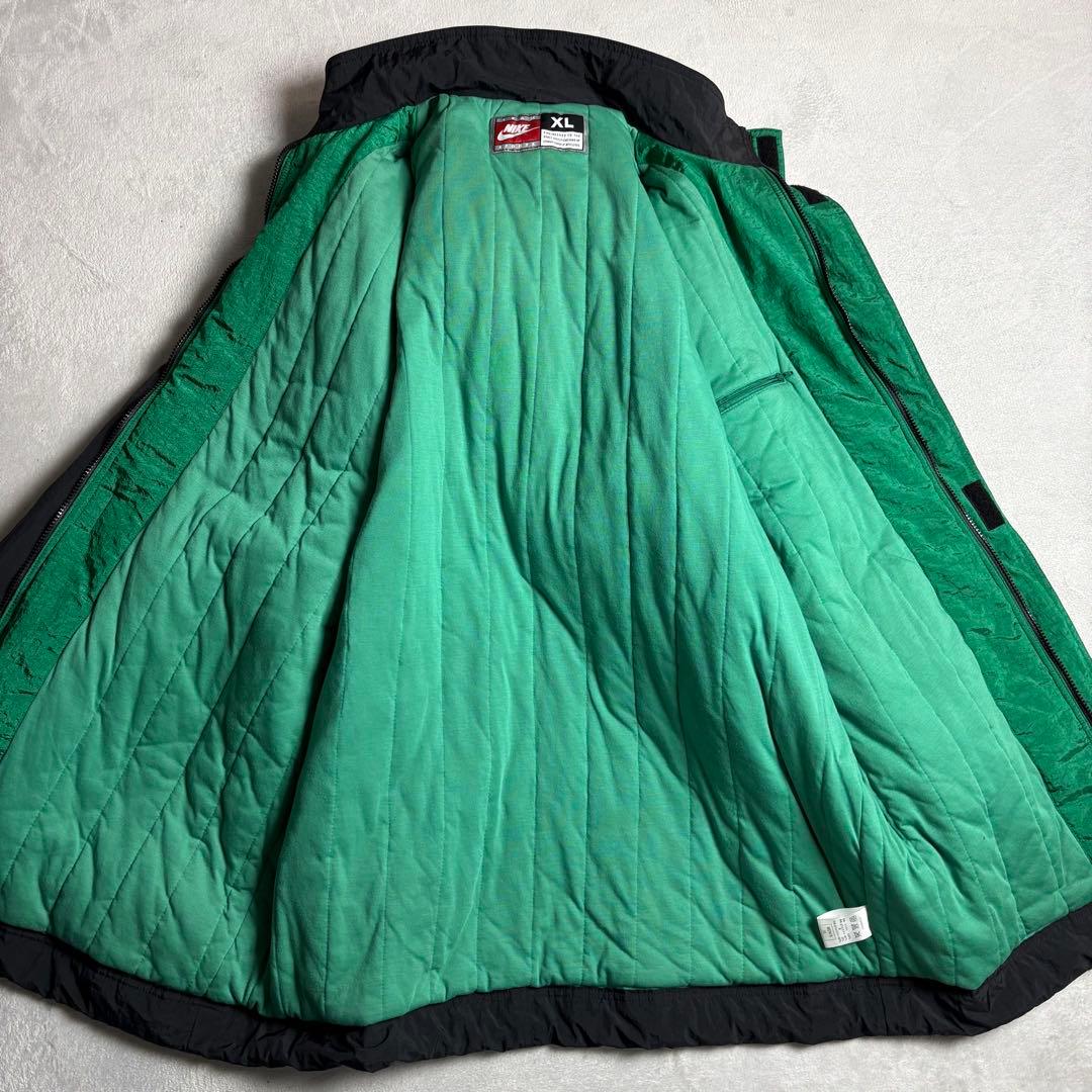 90s Jリーグ　読売ヴェルディ　NIKE ナイロンベンチコート　ホームカラー