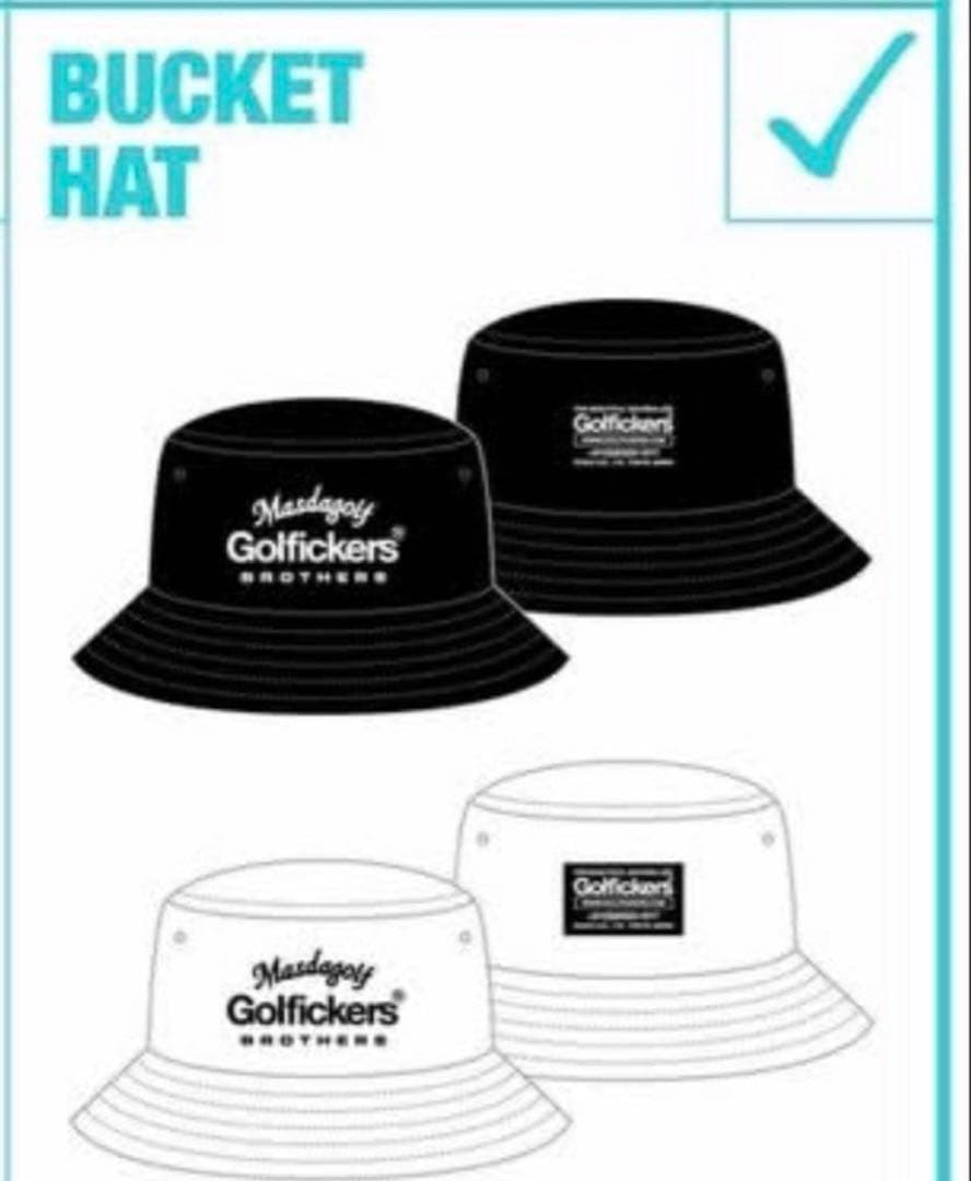 Golfickers ゴルフィッカーズ マスダゴルフ バケハ 帽子 新品未使用