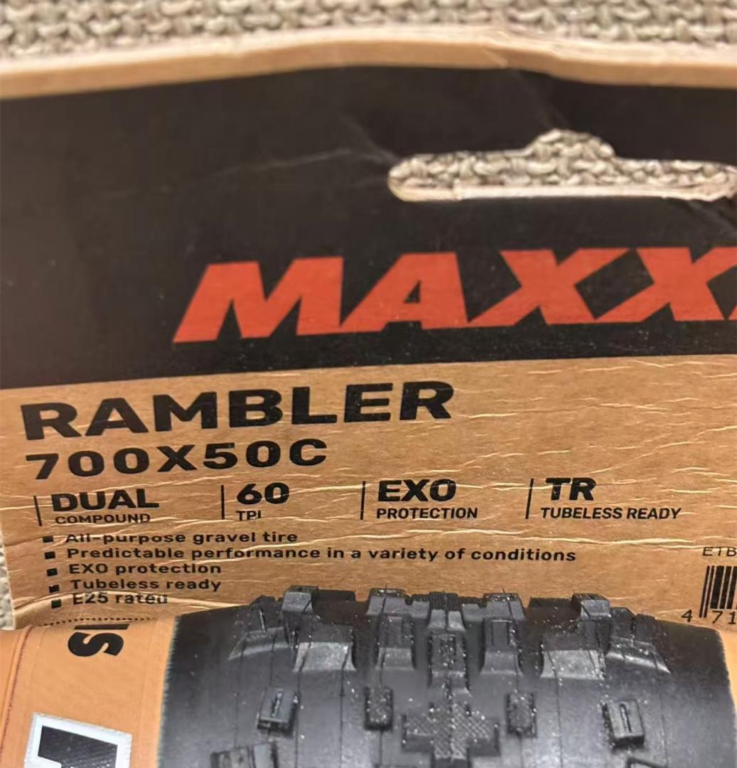 グラベルロード用タイヤMAXXIS　Rambler TR 700×50C　２本