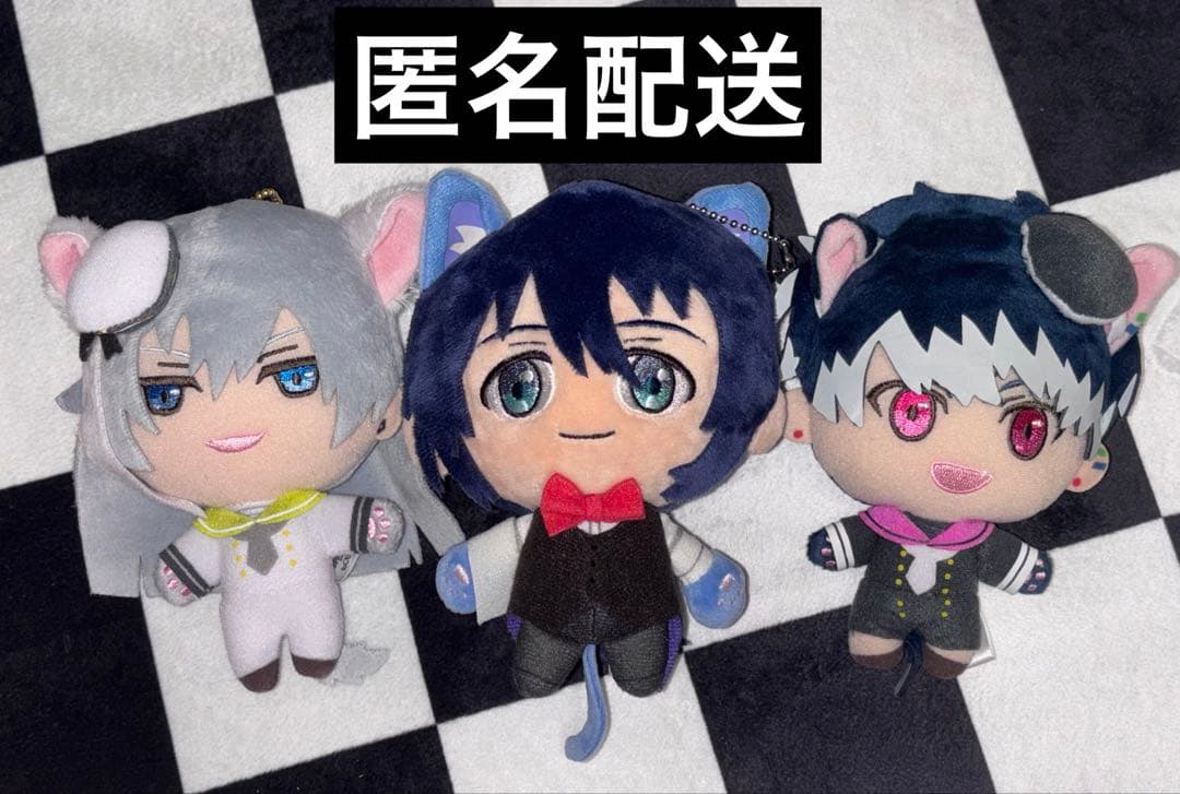 アイナナ Re:vale 大神万理 千 百 ナンジャ ぬいぐるみバッジ 3点