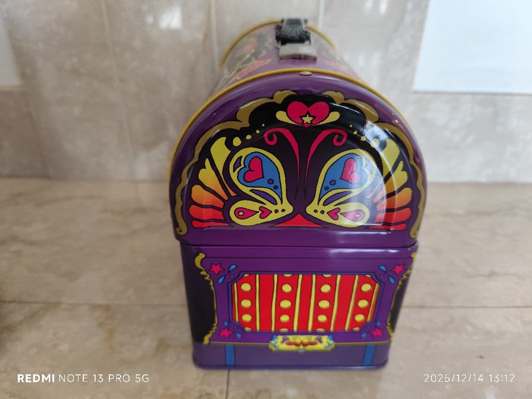 ☆貴重！ANNA SUI アナスイ サーカス風ボックスバッグ 缶製小物入れ
